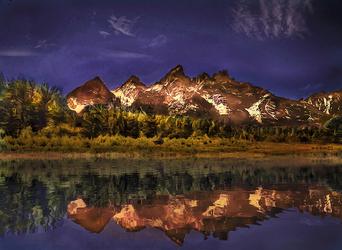 "Dawn at Tetons" by Jason Levi