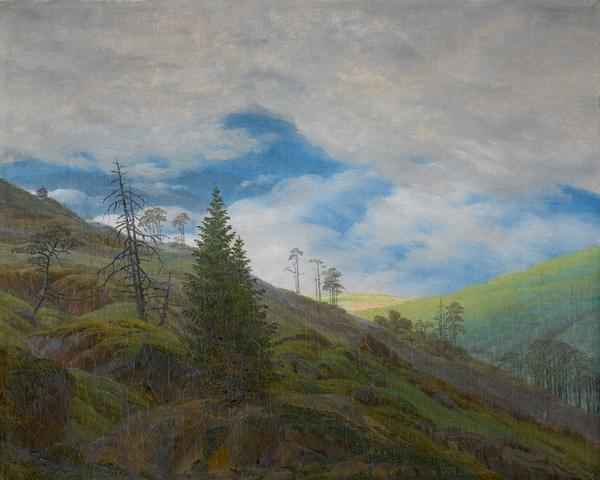 The Saint Louis Art Museum purchased “Sunburst in the Riesengebirge,” a landscape painting by Caspar David Friedrich, at auction in London on Dec.  12, 2018.