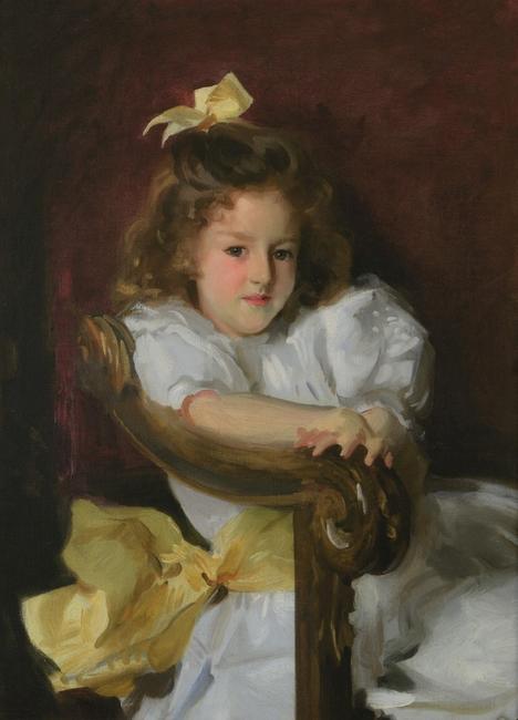 John Singer Sargent, American, 1856–1925; “Portrait of Charlotte Cram”, 1900; oil on canvas; 34 3/4 × 24 inches; Saint Louis Art Museum, Friends Fund Endowment, Museum Purchase, and funds given by Mr.  and Mrs.  John Peters MacCarthy; Eliza McMillan Trust, Bequest of Elsie A.  Kuhn, Gift of Edward J.  Costigan in memory of his wife, Sara Guth Costigan, Gift of Mr.  and Mrs.  John Alden Sears, Gift of J.  Harold Pettus, Gift of Charles F.  Galt, Gift of William Henry Gruen, and Gift of Peggy Ives