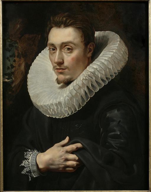 Portrait of a Young Man, c.  1613–15, by Peter Paul Rubens.  Oil on panel.  Private collection.