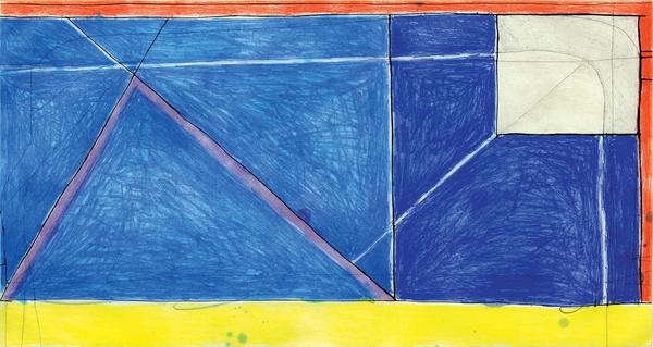 Clars broke an auction record for Richard Diebenkorn (American, 1922-1993) with his spectacular color etching with aquatint and drypoint, "Red-Yellow-Blue (1986),” that sold for $47,600.