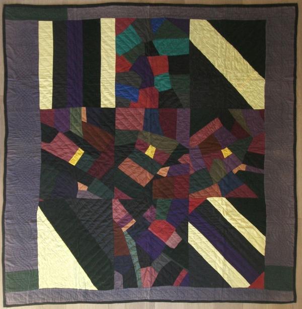 Crazy quilt, Mifflin Roman Stripe