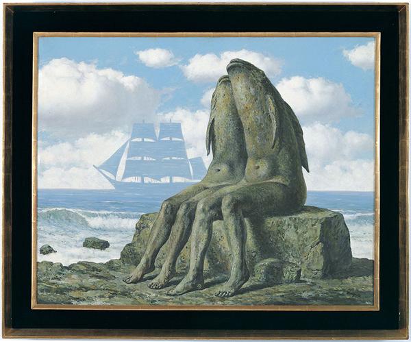 René Magritte, Les merveilles de la nature (The Wonders of Nature), 1953.  (Courtesy of the Museum of Contemporary Art)