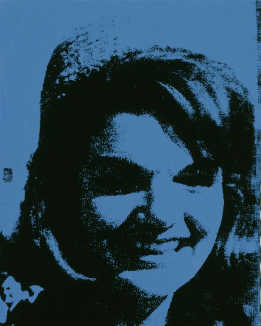 Andy Warhol Jackie, 1964.  synthetic polymer paint and silkscreen ink on canvas.  Collection of Williams College Museum of Art; Partial gift of The Andy Warhol Foundation for the Visual Arts, Inc.  and museum purchase from the John B.  Turner ’24 Memorial Fund and Karl E.  Weston Memorial Fund