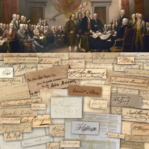 All but one of the 56 signers of the Declaration of Independence will be offered as individual lots in University Archives’ online auction slated for Wednesday, May 15th.