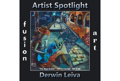 Derwin Leiva Wins Artist Spotlight Solo Art Exhibition www.fusionartps.com