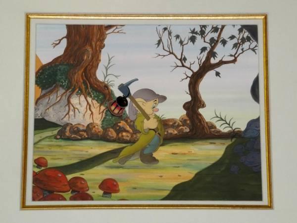 This Dope animation cel, from Disney's Snow White and the Seven Dwarfs, will be sold Jan.  18.