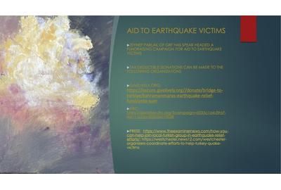 Aid to Earthquake Art Show