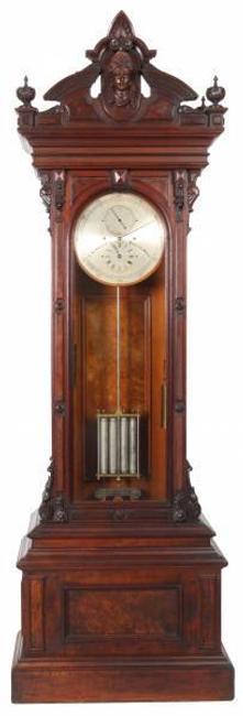 This E.  Howard No.  68 floor standing astronomical regulator clock brought a record $277,300.