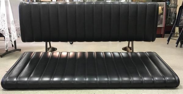 This pair of leather benches from the New York World's Fair in 1964, made by the renowned Mid-Century Modern designers Ray and Charles Eames, will be part of Philip Weiss Auctions' March 19th auction.