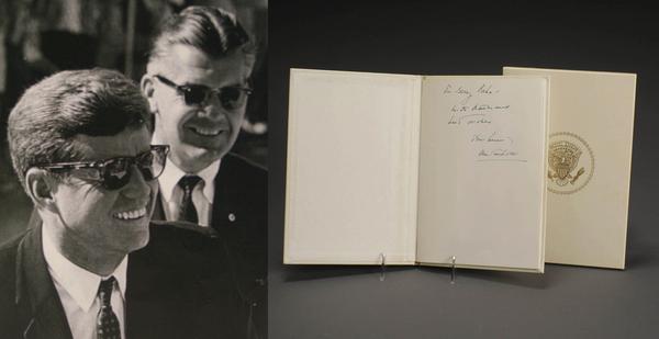 Autographed copy of John F.  Kennedy's Presidential Inaugural Address.  