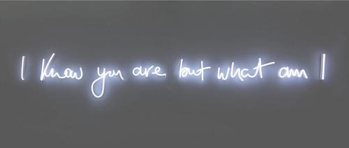 Elizabeth Eade, I know you are but what am I, neon, length 300 cm, 2019