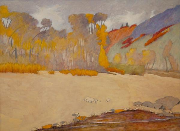 Andy Taylor - “Elk Bend” oil on canvas, 33 x 45 inches