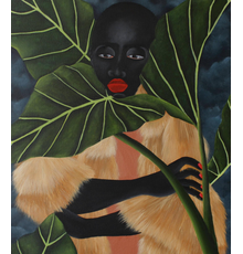 Image 1.  Zandile Tshabalala, Enter Paradise I, 2020.  Acrylic on canvas, 60 x 70 cm.  Courtesy of the artist and of ADA \ contemporary art gallery.