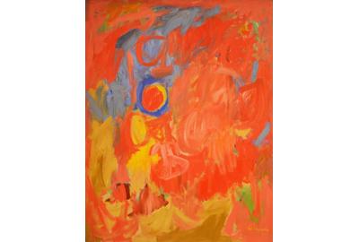 Ethel Schwabacher, Two, 1957, Oil on Canvas, 60" x 50"