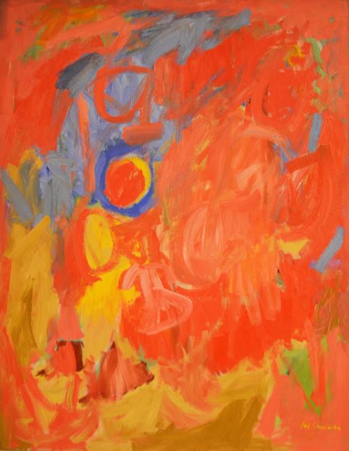 Ethel Schwabacher, Two, 1957, Oil on Canvas, 60" x 50"