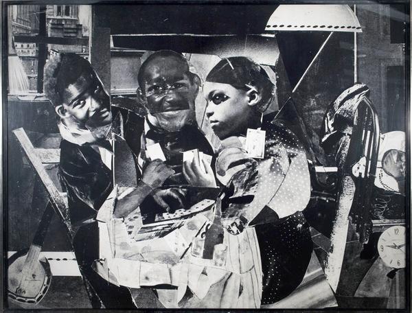 From DC Moore Gallery, Romare Bearden, Evening 9:10 461, Lenox Avenue, 1964.