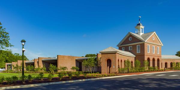 The new exterior of the Art Museums of Colonial Williamsburg.