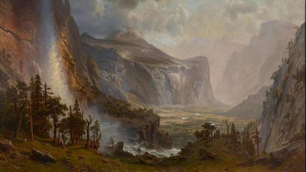 Albert Bierstadt's "The Domes of the Yosemite," 1867.