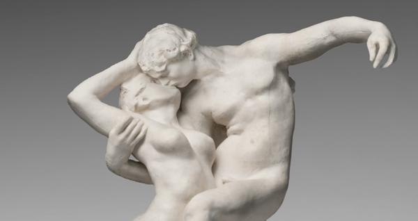 Detail of Eternal Springtime, modeled 1884, cast 1885, by Auguste Rodin 