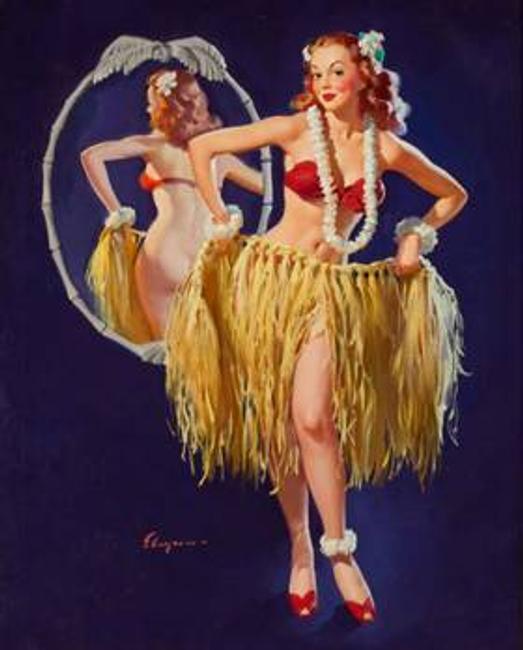 Heritage's March 1-2 auction will feature a large group of Gil Elvgren paintings; great examples from masters of the form including Alberto Vargas, Earl Moran, Charles Addams and many more.