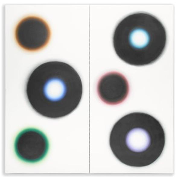 Wojciech Fangor: NJ15 (Diptych), 1964, estimated at £140,000-180,000