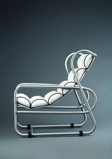 Warren McArthur Jr.  chair.  Sling Seat Lounge Chair, c.  1935