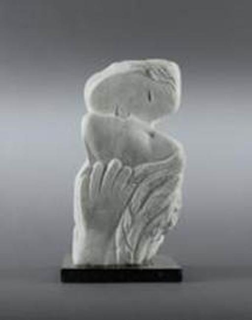 Marc Chagall, Two Heads with a Hand or Two Heads One Hand, before 1964, marble, private collection, © Archives Marc et Ida Chagall.  © 2013 Artists Rights Society (ARS), New York/ADAGP, Paris;