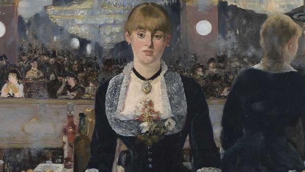 Un Bar aux Folies Bergère (1882) by Manet