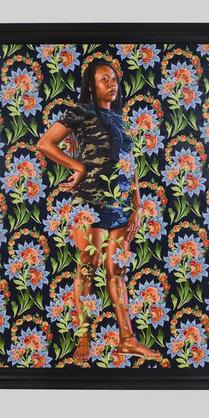 Kehinde Wiley, American, born 1977; “Charles I”, 2018; oil on linen; 96 x 72 in.