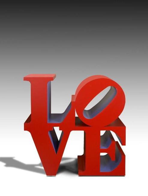 Robert Indiana (b.  1928) ‘Love’ 1966-99, from exhibitor Mayoral Galeria D'Art.