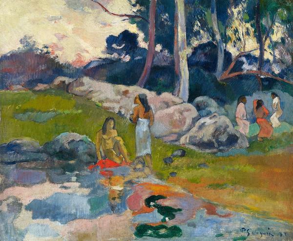 Paul Gauguin - Femmes au bord de la rivière - © Collection Alicia Koplowitz - Grupo Omega Capital Ω