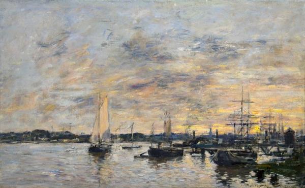 Eugène Boudin’s “The Port of Bordeaux”