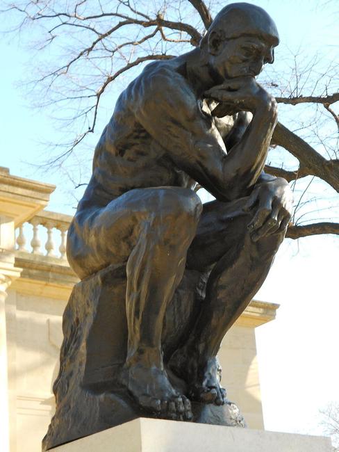 The "Thinker" by Rodin outside Philadelphia's Rodin Museum