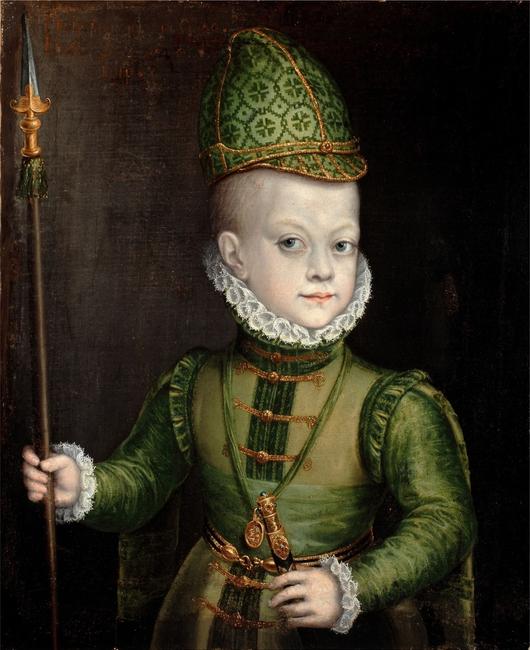 Sofonisba Anguissola, Portrait of a Spanish Prince (probably Philip II), ca.  1573.  Oil on canvas.  Gift of Anne R.  and Amy Putnam.  1936.51.