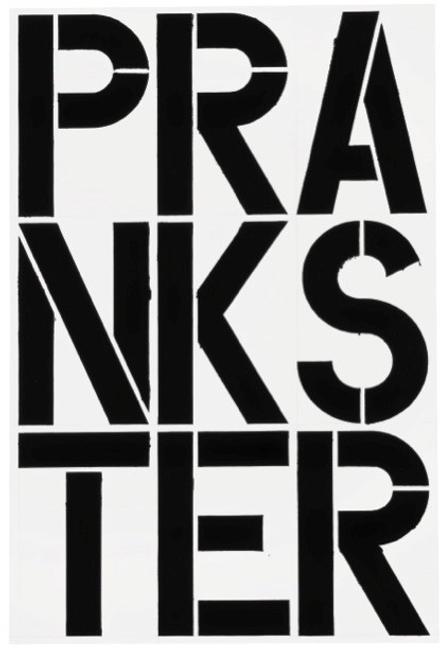 Untitled, 1989, Enamel and acrylic on aluminum, 96 x 64 inches © Christopher Wool; Courtesy of the artist and Luhring Augustine, New York.  