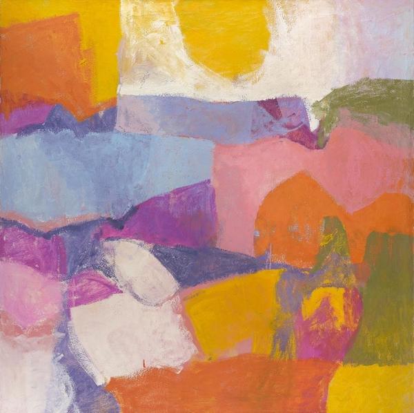 Charlotte Park, Untitled, c.  1963, oil on canvas, 50 x 50 in.  