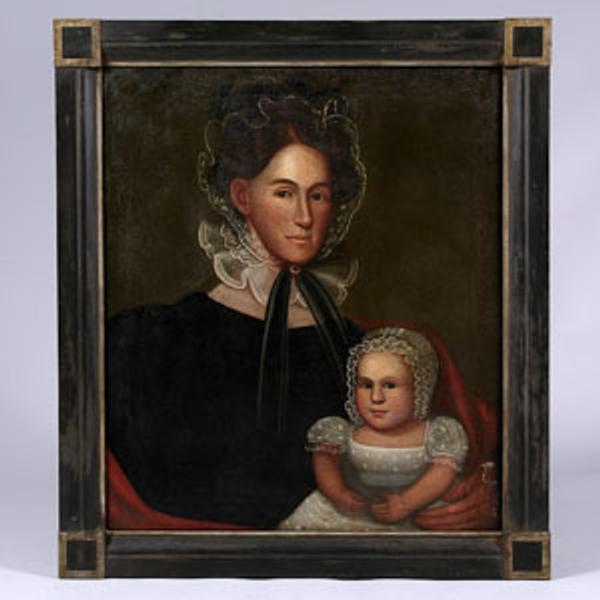 Zedekiah Belknap portrait, circa 1820-1830, oil on canvas