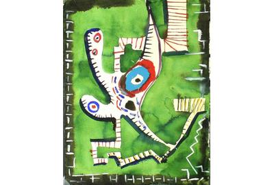 William Baziotes, Figure on Green, 1940