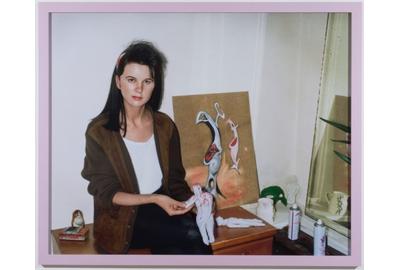 Gillian Wearing, Me as an Artist in 1984, 2014, chromogenic print.  © Gillian Wearing.  Courtesy of the artist, Tanya Bonakdar Gallery, New York, Maureen Paley, London and Regen Projects, Los Angeles 