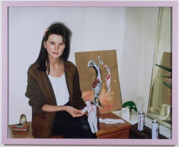 Gillian Wearing, Me as an Artist in 1984, 2014, chromogenic print.  © Gillian Wearing.  Courtesy of the artist, Tanya Bonakdar Gallery, New York, Maureen Paley, London and Regen Projects, Los Angeles 