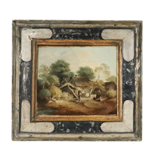 Oil on canvas painting attributed to Thomas Gainsborough (English, 1727-1788), titled The Market Cart (est.  $30,000-$50,000).  