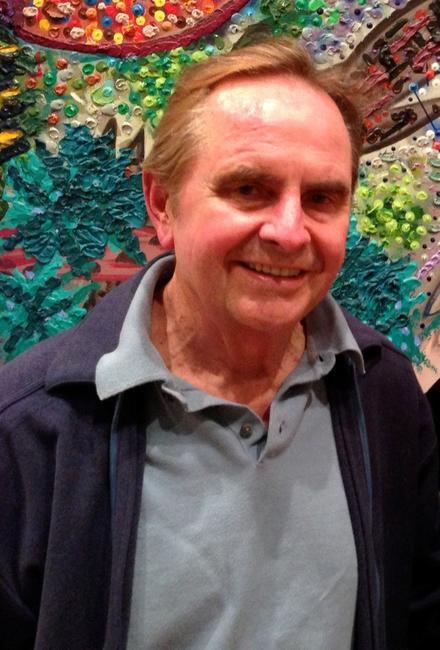 Gerald E.  Buck at his Avenue 50 Studio in Laguna Beach, CA, 2013.