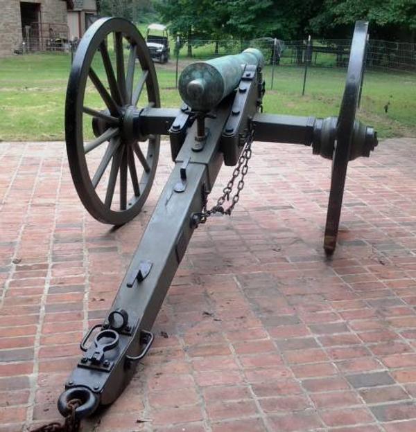 This cannon, fired by Union soldiers at the Battle of Gettysburg, will be sold Oct.  12.