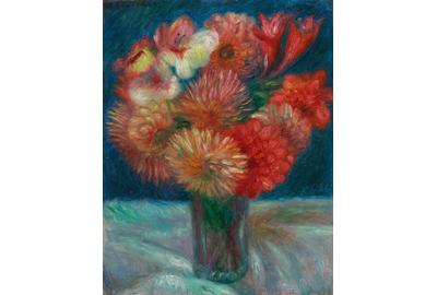 William Glackens (1870–1938) Vase of Flowers Oil on canvas 12½ x 9¾ inches Signed upper left: W Glackens