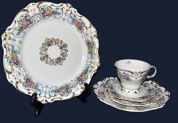 This Gorham china in the discontinued Chateau Chantilly pattern will be sold July 26th.