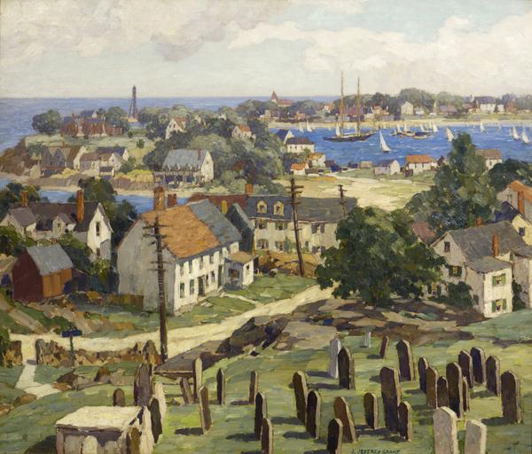 'From the Hilltop, Marblehead, Massachusetts' by James Jeffrey Grant (1883-1960)