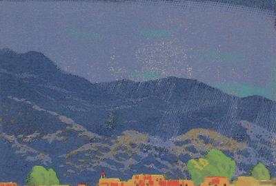 "Rain in the Mountains" by Gustave Baumann