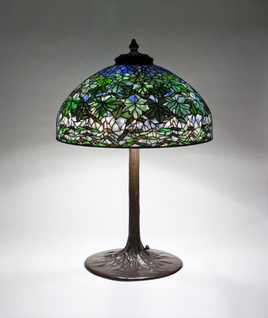 Tiffany Studios "Maple Leaf" Table Lamp, circa 1906