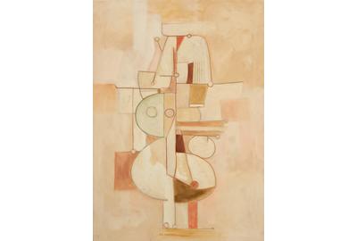 Harry Bertschmann, Untitled (Magnolia Series), 1956, Oil on canvas 60 x 43 inches